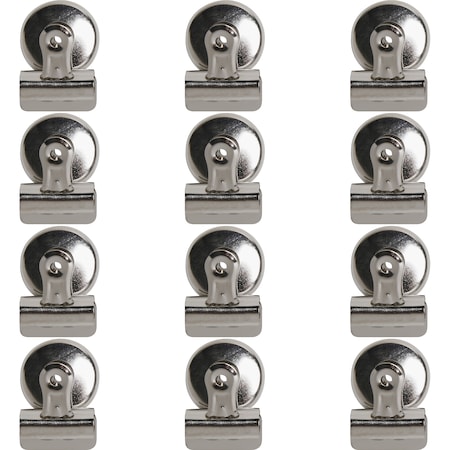 Business Source Magnetic Grip Clips No. 1, PK12 58504BX